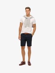 Superdry Navy Officer Chino Shorts - Image 4 of 9