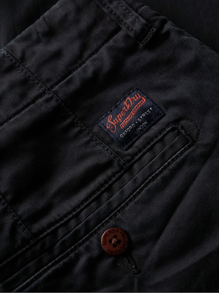 Superdry Navy Officer Chino Shorts - Image 9 of 9