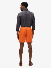 Superdry Orange/Black Sport Graphic 17 Swim Shorts - Image 4 of 7