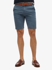 Superdry Blue Officer Chino Shorts - Image 2 of 6