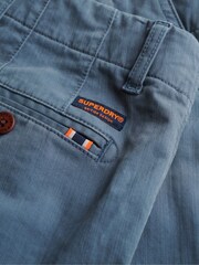 Superdry Blue Officer Chino Shorts - Image 6 of 6