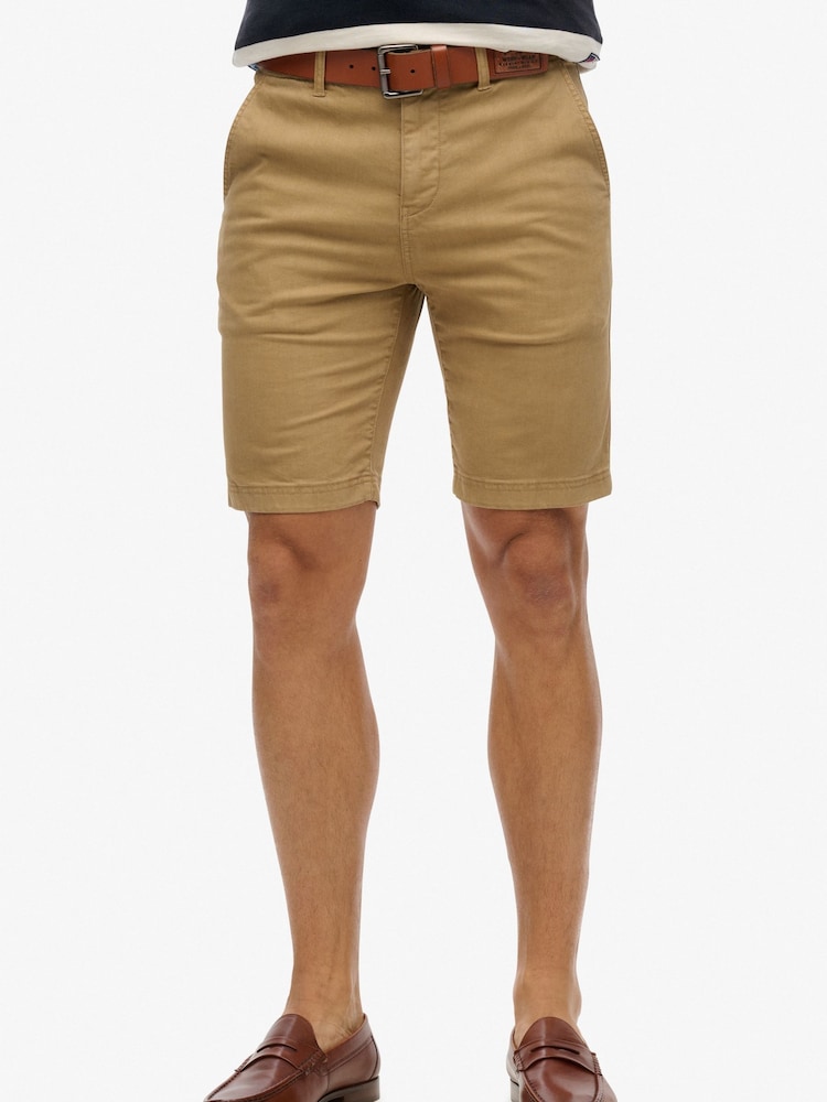 Superdry Natural Officer Chino Shorts - Image 1 of 7