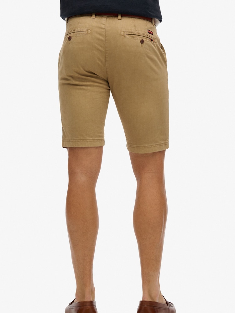 Superdry Natural Officer Chino Shorts - Image 3 of 7