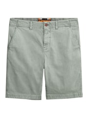 Superdry Green Officer Chino Shorts - Image 6 of 7