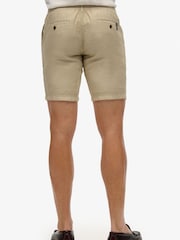 Superdry Natural Merchant Linen Blend Shorts - Image 5 of 6
