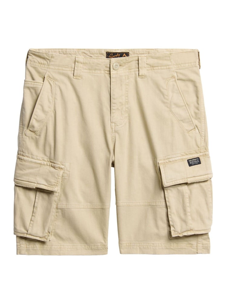 Superdry Natural Core Cargo Shorts - Image 6 of 7