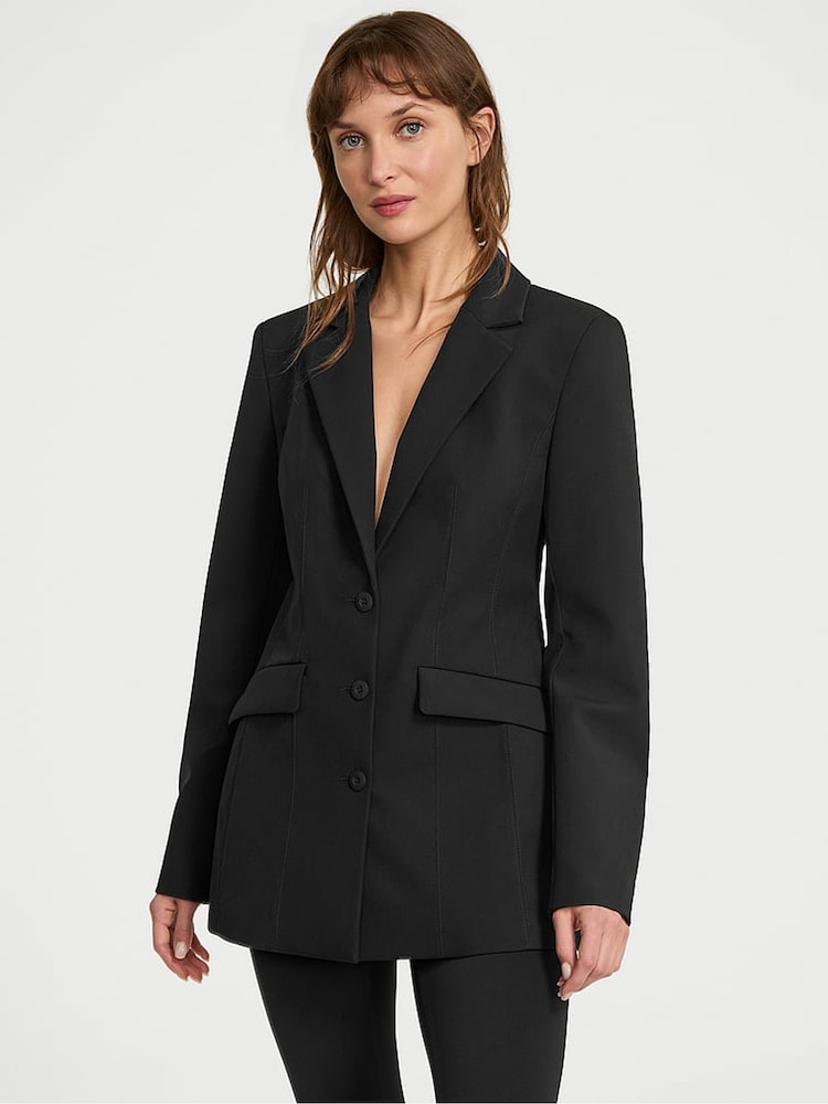 Victoria's Secret Black Nylon Blazer - Image 1 of 2