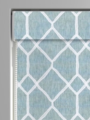 Seafoam Grey Earle Made to Measure Roman Blind - Image 3 of 6