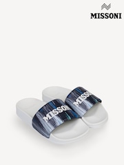 Missoni Blue Logo Sliders - Image 2 of 2