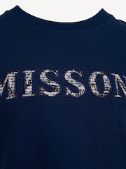 Missoni Blue Applique Logo Short Sleeve T-Shirt - Image 3 of 3