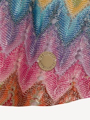 Missoni Pink Zig Zag Logo Crop Top - Image 3 of 3
