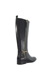 Dune London Black Wide Fit Taylyn Knee High Boots - Image 4 of 6