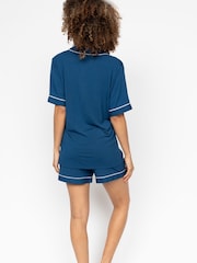 أزرق - حزمة بيجامة شورت من قماش جيرسيه موديل Revere من Cyberjammies - صورة 2 من 3
