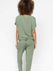 Cyberjammies Green Slouch Jersey Pyjamas Set - Image 3 of 6