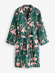 Cyberjammies Green Short Dressing Gown - Image 3 of 4