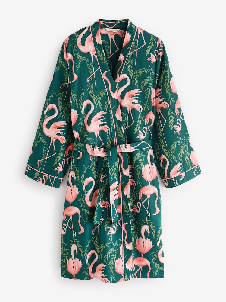 Cyberjammies Green Short Dressing Gown - Image 3 of 3