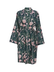 Cyberjammies Green Short Dressing Gown - Image 4 of 4