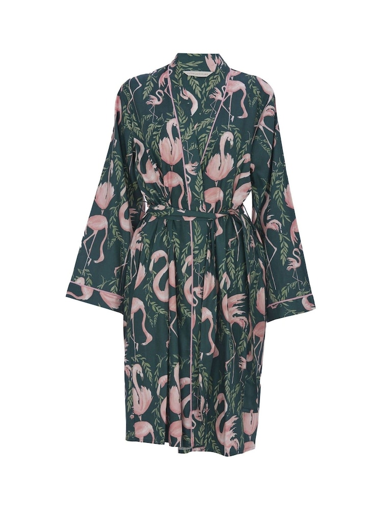 Cyberjammies Green Short Dressing Gown - Image 4 of 4