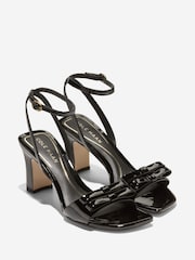 Cole Haan Womens Noella Bow High Heel Black Sandals - Image 2 of 6