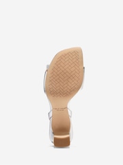 Cole Haan Womens Silver Noella Bow High Heel Sandals - Image 6 of 6