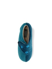 Pavers Blue Teal Wide Fit Wide Fit Antibacterial Slippers - Image 5 of 6
