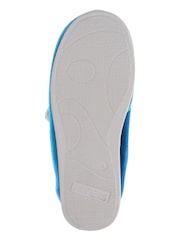 Pavers Blue Teal Wide Fit Wide Fit Antibacterial Slippers - Image 6 of 6