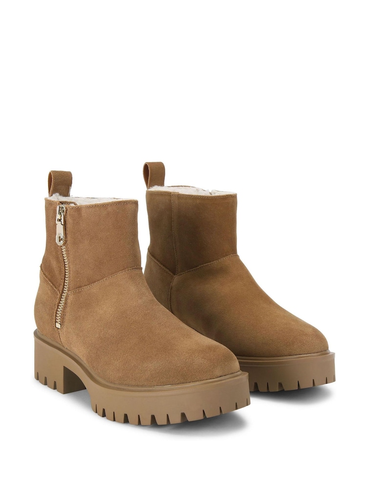 Carvela Natural Limit Faux Fur Boots - Image 2 of 4