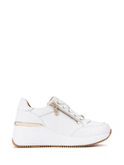 Carvela Skyline Wedge White Sneakers - Image 1 of 4