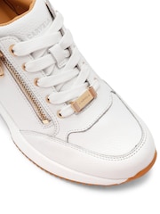Carvela Skyline Wedge White Sneakers - Image 4 of 4
