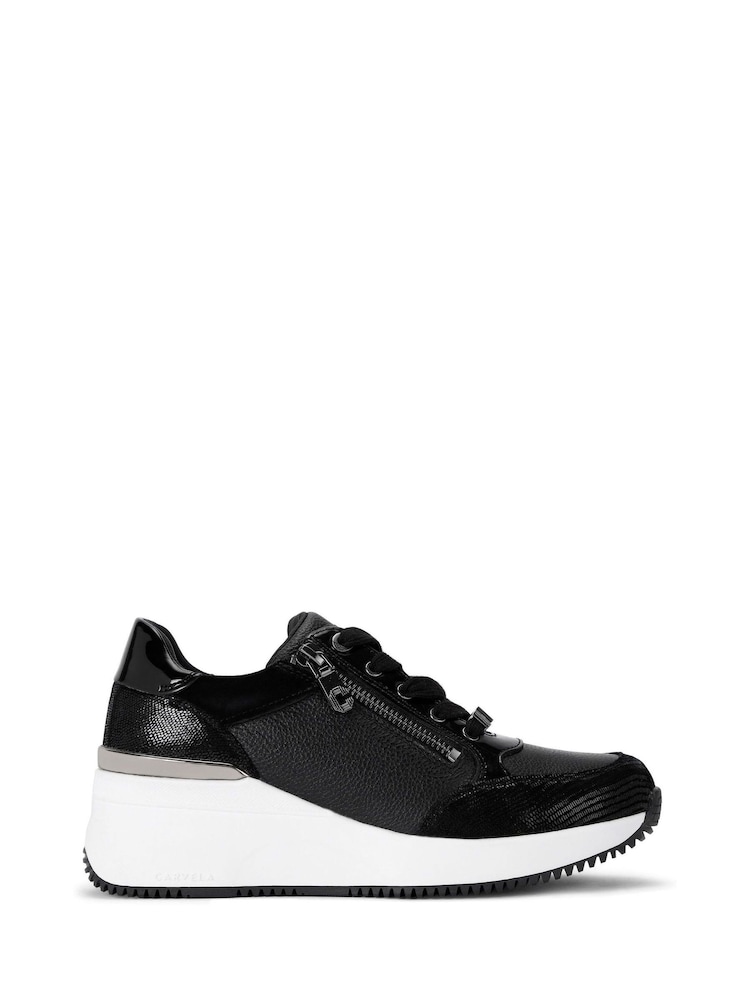 Carvela Skyline Wedge White Sneakers - Image 1 of 4
