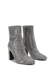 Kg Kurt Geiger Pewter Titan Gem Boots - Image 3 of 5
