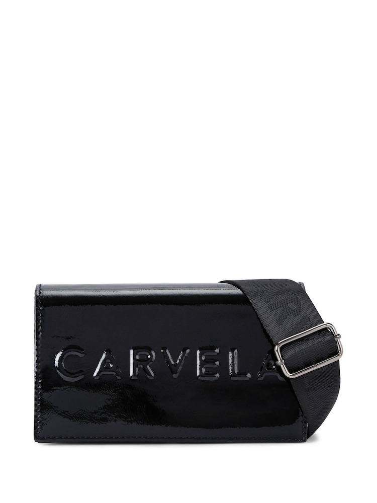 Carvela Black Frame Wallet X Body Bag - Image 1 of 4