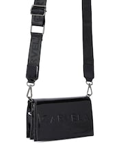 Carvela Black Frame Wallet X Body Bag - Image 2 of 4