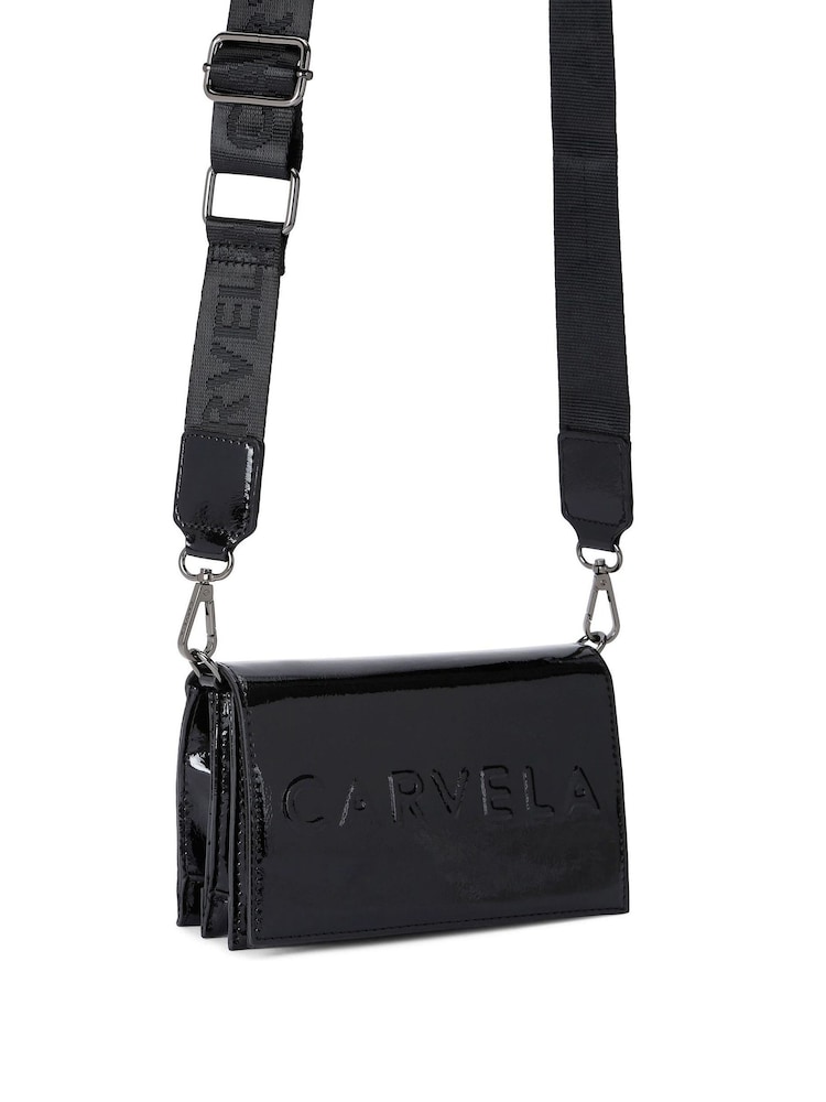 Carvela Black Frame Wallet X Body Bag - Image 2 of 4
