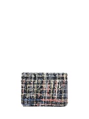 Dune London Blue Kisses Bouclé Coin Purse With Chain - Image 2 of 4