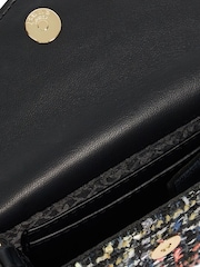 Dune London Blue Kisses Bouclé Coin Purse With Chain - Image 4 of 4
