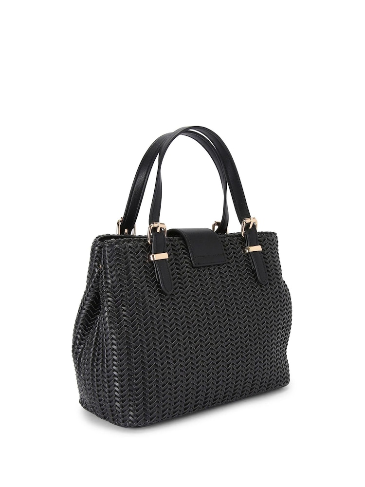 Carvela Mini Mandy Weave Black Bag - Image 2 of 3
