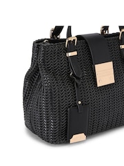Carvela Mini Mandy Weave Black Bag - Image 3 of 3