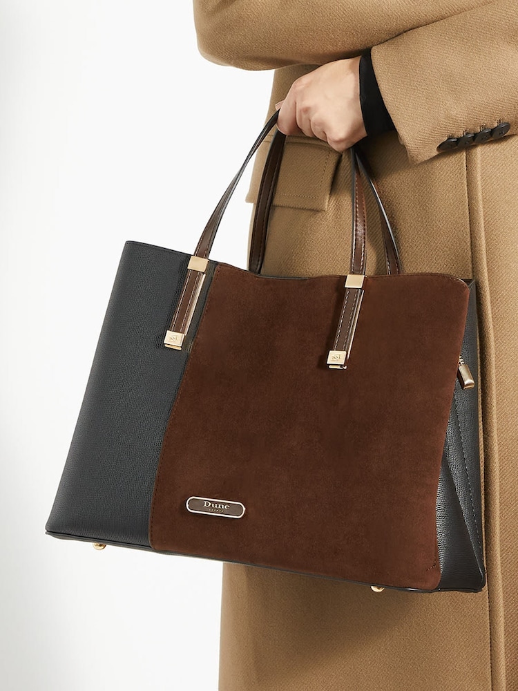 Dune London Red Dorry Tote Bag - Image 1 of 5