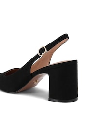 Carvela Black Sofia Sling Shoes - Image 4 of 4