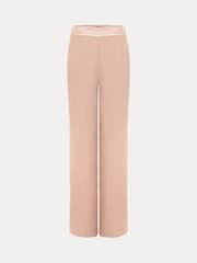 Phase Eight Pink Jorja Peach Textured Suit Trousers - Image 7 of 7