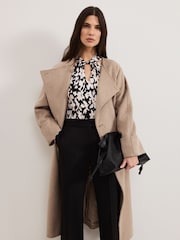 Phase Eight Black/white Mollie Abstract Printed Top - Image 6 of 7