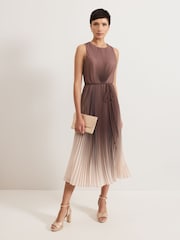 Phase Eight Brown Simara Ombre Dress - Image 1 of 7