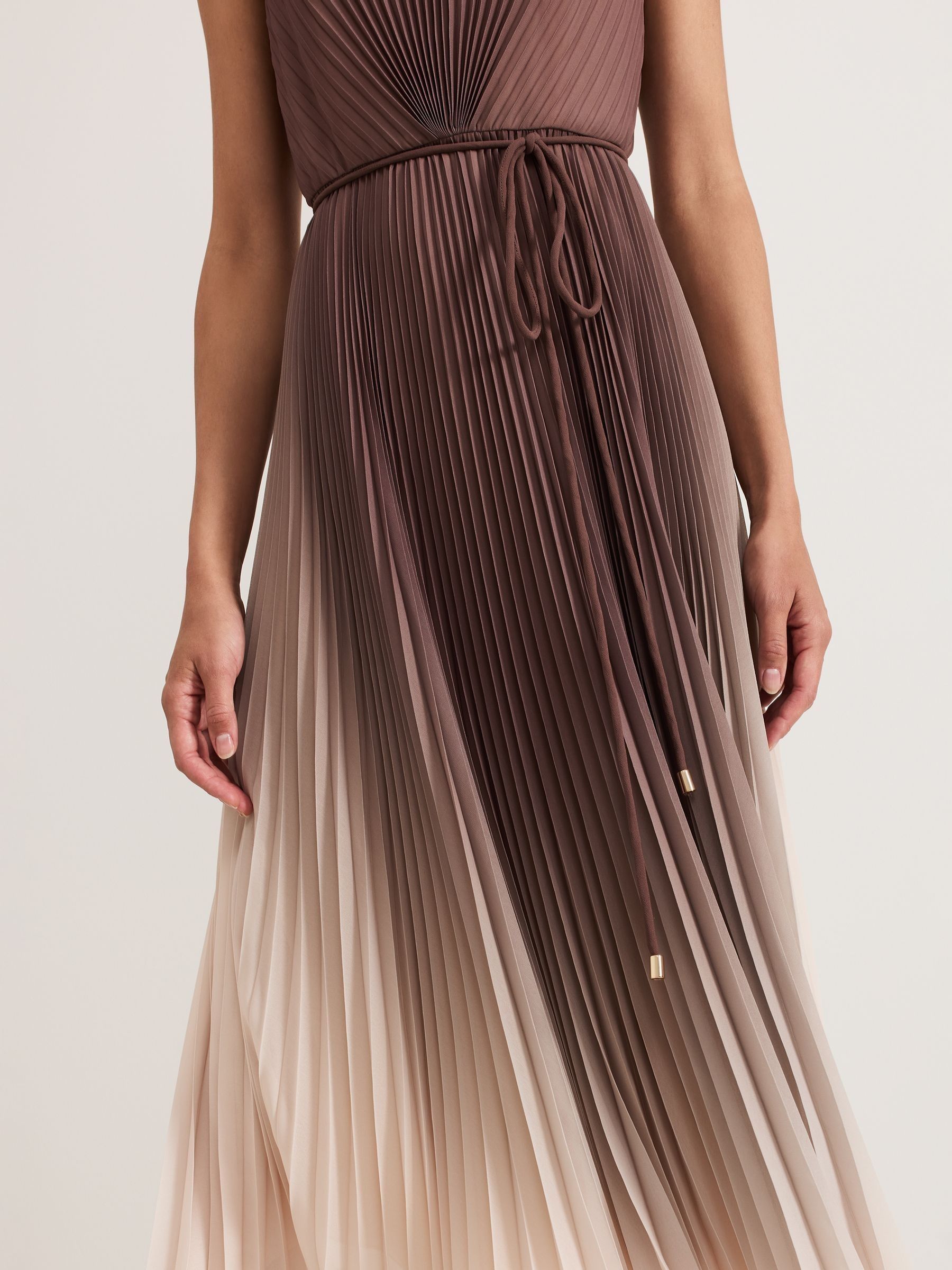 Buy Phase Eight Brown Simara Ombre Dress from the Next UK online shop