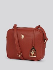 U.S. Polo Assn. Brown Womens Jones Cross-Body Bag - Image 2 of 6