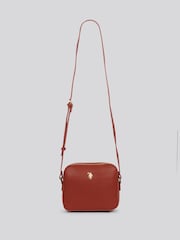 U.S. Polo Assn. Brown Womens Jones Cross-Body Bag - Image 4 of 6