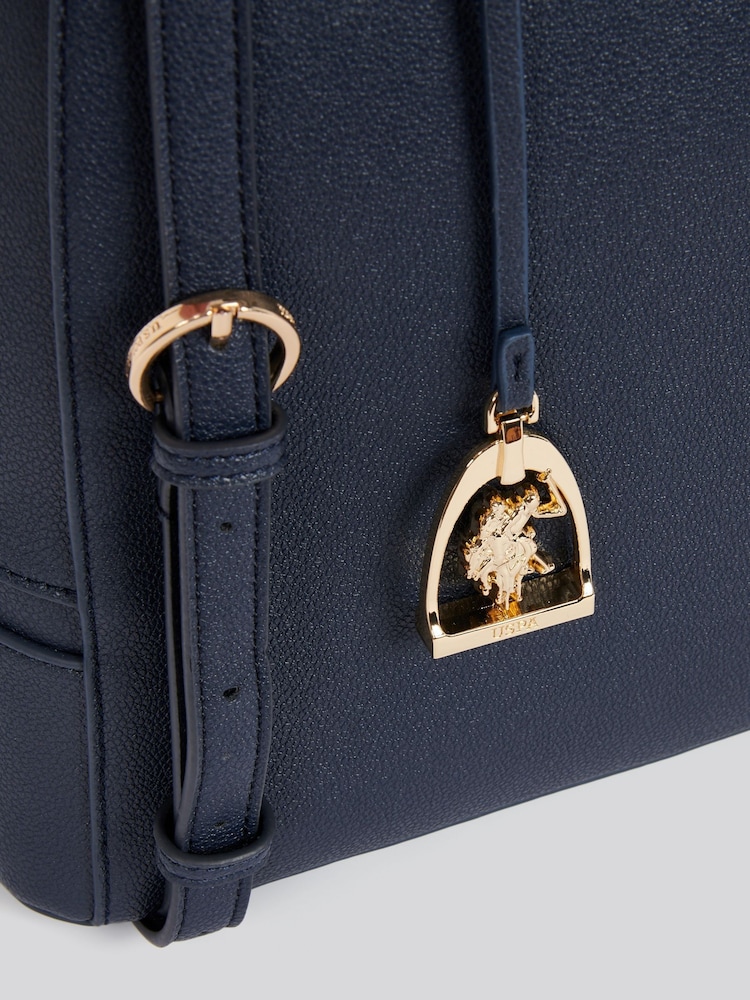 U.S. Polo Assn. Blue Womens Jones Backpack - Image 6 of 6