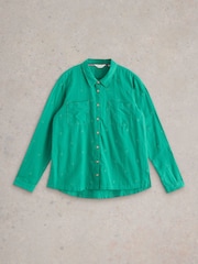 White Stuff Green Sophie 100% Organic Cotton Shirt - Image 5 of 6