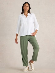 White Stuff White Sophie Cotton Shirt - Image 1 of 6