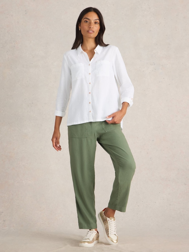White Stuff White Sophie Cotton Shirt - Image 1 of 6